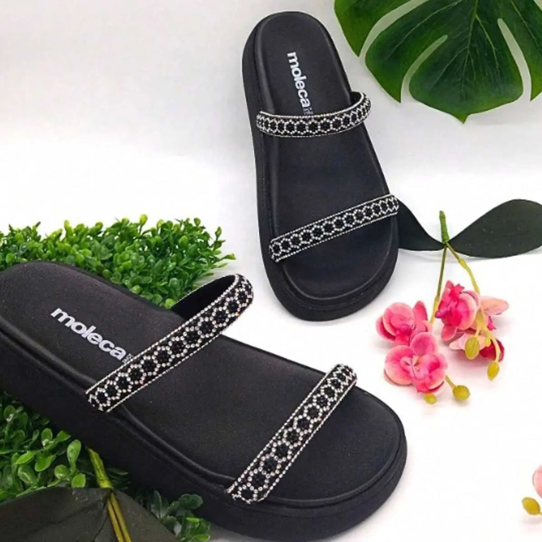 5469 Moleca Black sandal