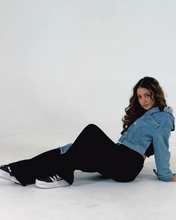 1029 Denim jogger Plus set