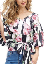 Jjt09109  Black Stripes top