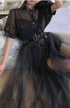 CT1671 Short puff lace blouse