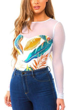 DB11575 Mesh and Multi bodysuit