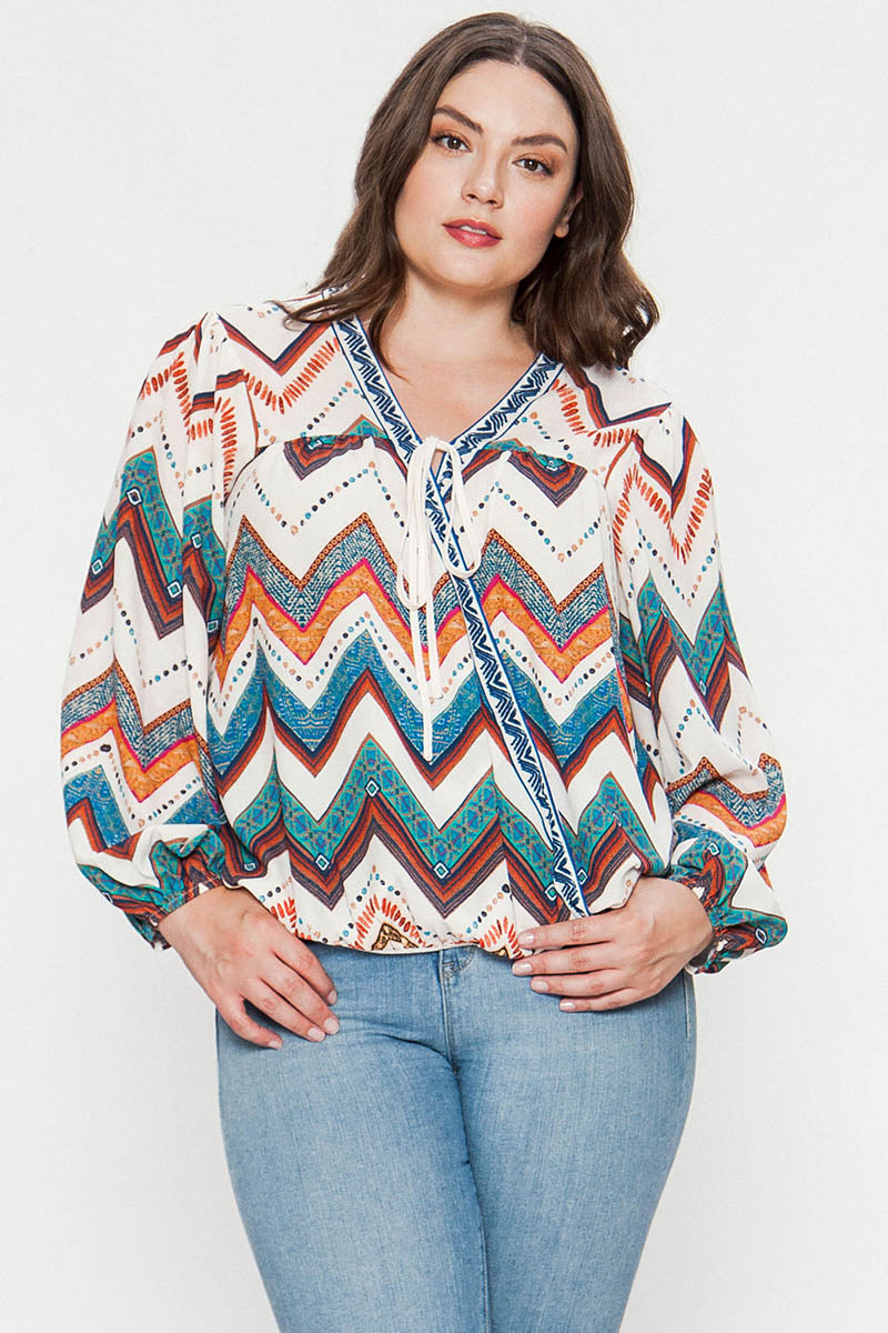 ITP10886 Peasant Top