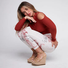 Olivia terracotta body suite