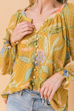 LT1109 Printed Woven top