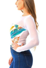 DB11575 Mesh and Multi bodysuit